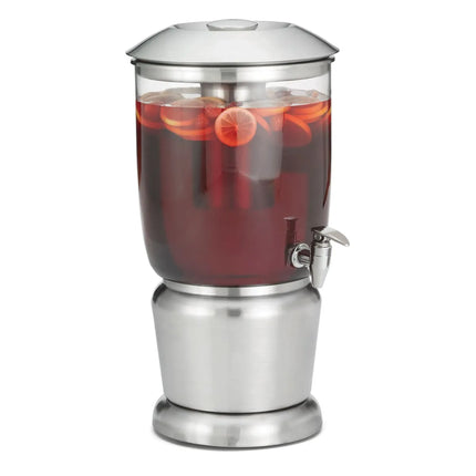 Bình Đựng Thức Uống Tablecraft 7515 Nhựa 4.7 lít Kèm Ống Ngâm Trái Cây Đế Inox Bề Mặt Mờ