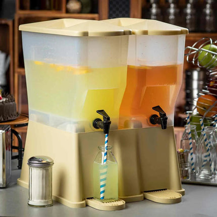 Bình Đựng Thức Uống Tablecraft TW33DP Nhựa 22.7 lít Đế Almond