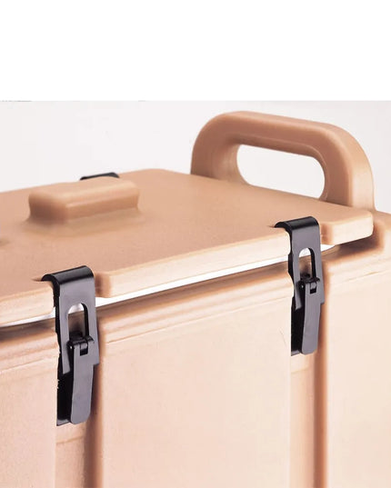 Bình Giữ Nhiệt Đựng Súp Camtainer® Cambro 350LCD157 12.5 l, Be Cà Phê
