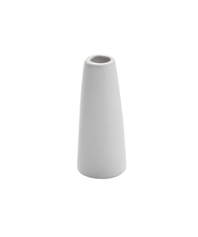 Bình Hoa Nhỏ Gốm Dạng Tháp American Metalcraft BVTG6 10.2 cm Trắng