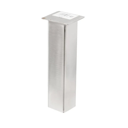 Bình Hoa Nhỏ Vuông Bề Mặt Mờ American Metalcraft SSBV1 Inox