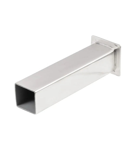 Bình Hoa Nhỏ Vuông Bề Mặt Mờ American Metalcraft SSBV1 Inox