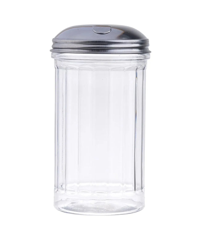 Bình Rót Đường Tablecraft 57S Thủy Tinh Khía Nắp Inox Lật Hông 355 ml (Bộ 12)