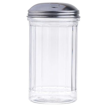 Bình Rót Đường Tablecraft 57S Thủy Tinh Khía Nắp Inox Lật Hông 355 ml (Bộ 12)
