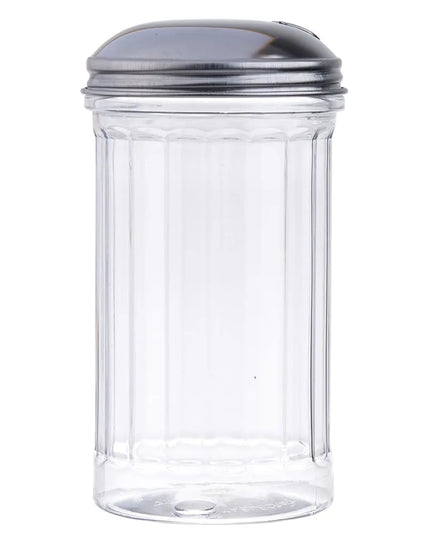 Bình Rót Đường Tablecraft 57S Thủy Tinh Khía Nắp Inox Lật Hông 355 ml (Bộ 12)