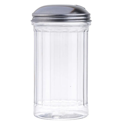 Bình Rót Đường Tablecraft 57S Thủy Tinh Khía Nắp Inox Lật Hông 355 ml (Bộ 12)