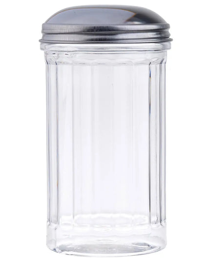 Bình Rót Đường Tablecraft 57S Thủy Tinh Khía Nắp Inox Lật Hông 355 ml (Bộ 12)