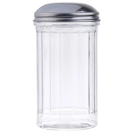 Bình Rót Đường Tablecraft 57S Thủy Tinh Khía Nắp Inox Lật Hông 355 ml (Bộ 12)