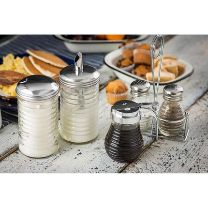 Bình Rót Đường Tablecraft BH857 Thủy Tinh Nắp Inox Lật Hông 355 ml