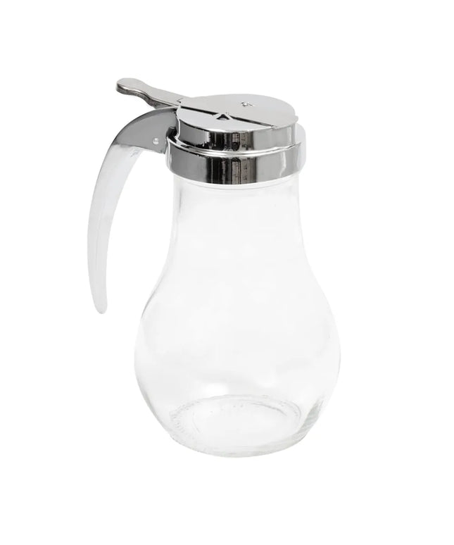 Bình Rót Siro Vollrath 214 Dripcut® Teardrop 414 ml - Thân Thủy Tinh, Nắp Chrome