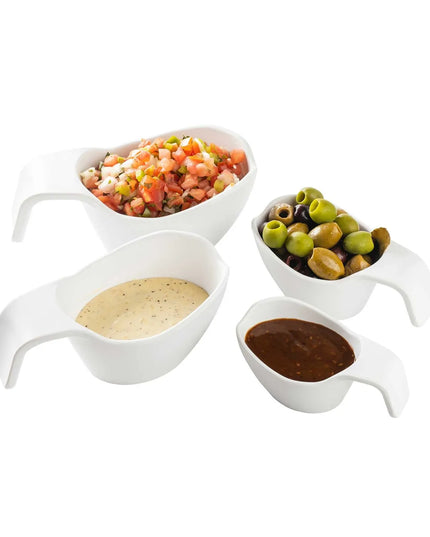 Bình Sốt Tablecraft 11677 89 ml, Melamine, Trắng