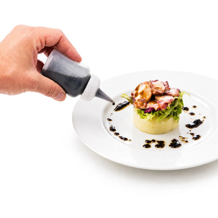 Bình Squeeze Araven 01373 89 ml - Nắp Trắng, Thân Trong