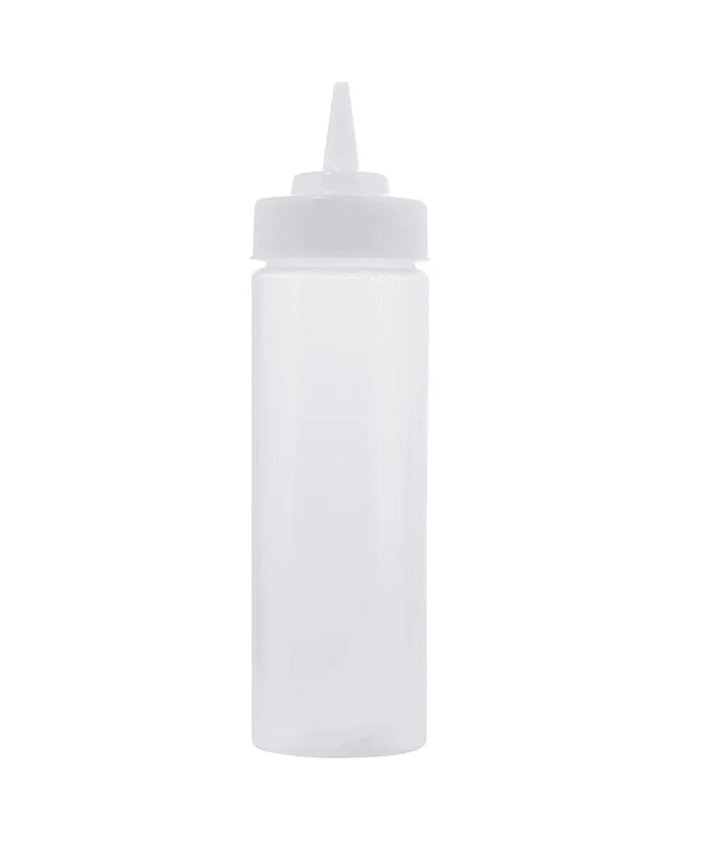 Bình Squeeze Miệng Rộng Tablecraft 11253C 355 ml, Polyethylene, Tự Nhiên