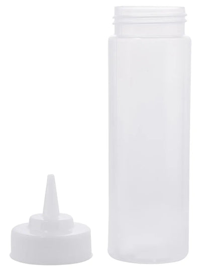 Bình Squeeze Miệng Rộng Tablecraft 11253C 355 ml, Polyethylene, Tự Nhiên