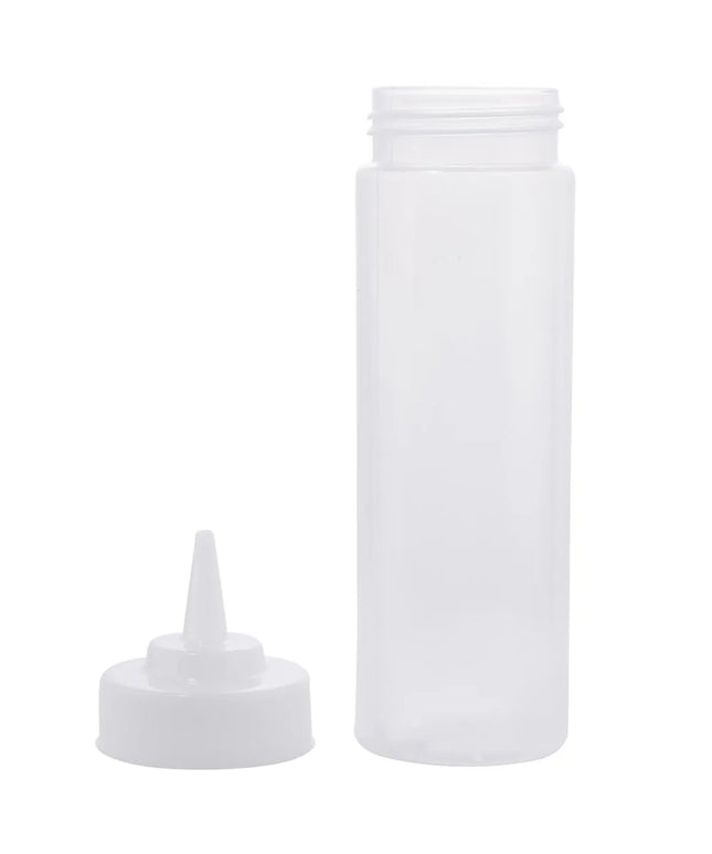 Bình Squeeze Miệng Rộng Tablecraft 11253C 355 ml, Polyethylene, Tự Nhiên