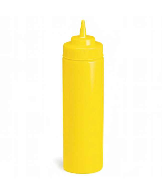 Bình Squeeze Miệng Rộng Tablecraft 11253M 355 ml Màu Vàng Mù Tạt Đầu Côn Tiêu Chuẩn