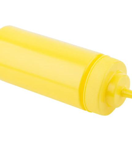 Bình Squeeze Miệng Rộng Tablecraft 11663M 473 ml, Polyethylene Mềm, Màu Mù Tạt