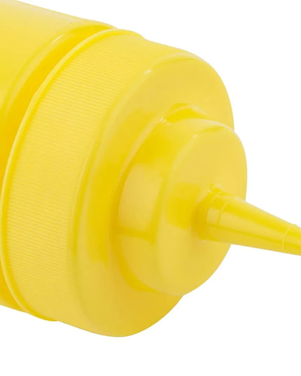 Bình Squeeze Miệng Rộng Tablecraft 11663M 473 ml, Polyethylene Mềm, Màu Mù Tạt