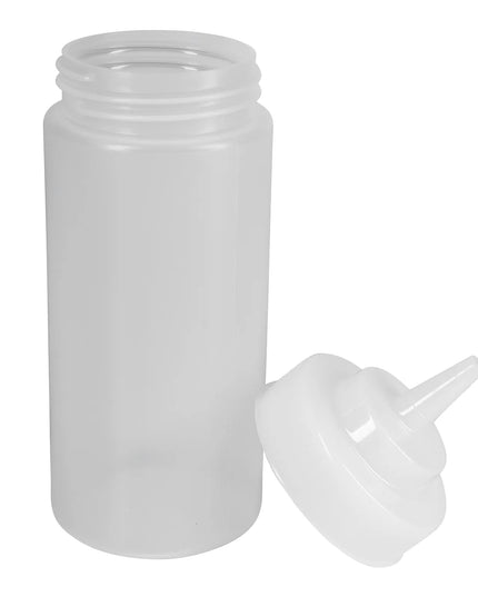 Bình Squeeze Miệng Rộng Tablecraft 31763C 473 ml Màu Tự Nhiên