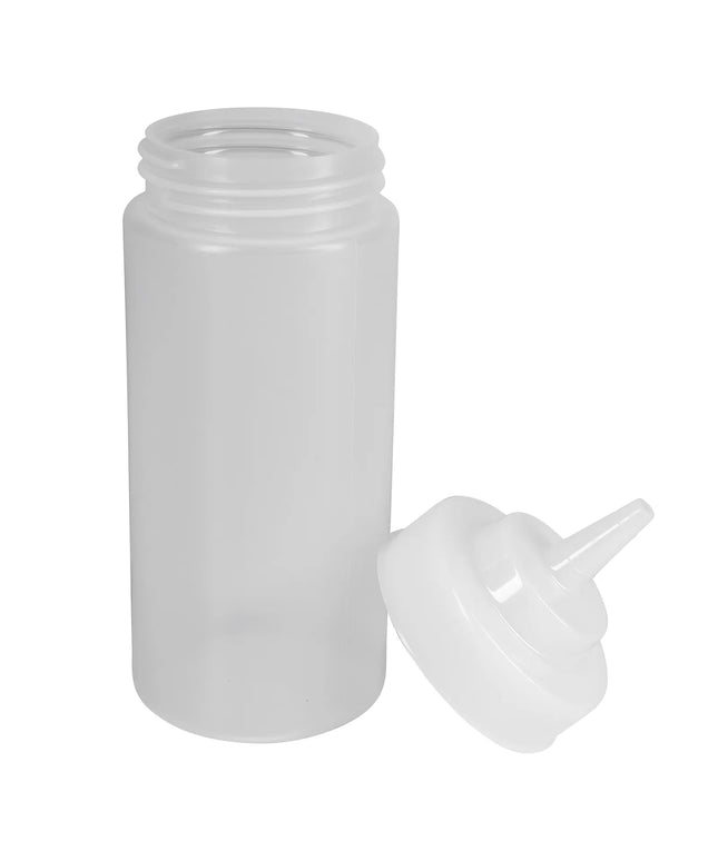 Bình Squeeze Miệng Rộng Tablecraft 31763C 473 ml Màu Tự Nhiên
