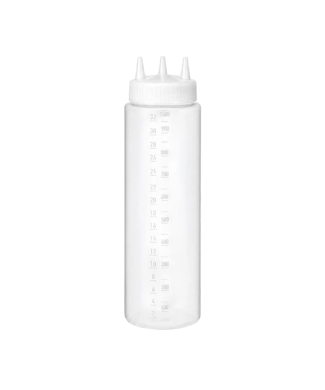 Bình Squeeze Miệng Rộng Vollrath 3332-13 946 ml, Nắp Trong, Trong Suốt