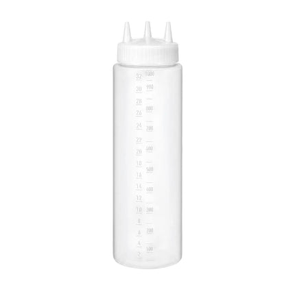 Bình Squeeze Miệng Rộng Vollrath 3332-13 946 ml, Nắp Trong, Trong Suốt