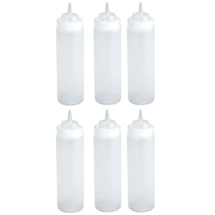 Bình Squeeze Miệng Rộng Winco PSW-16 473 ml, Nhựa, Trong Suốt