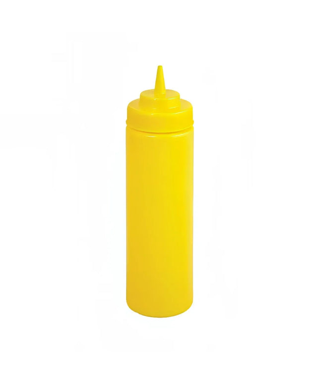 Bình Squeeze Miệng Rộng Winco PSW-24Y 710 ml, Nhựa, Vàng