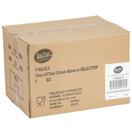 Bình Squeeze SelectTop Tablecraft 11663C3 473 ml Màu Tự Nhiên 3 Đầu Rót