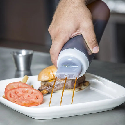 Bình Squeeze SelectTop Tablecraft 12463C3 710 ml, Tự Nhiên, Ba Đầu