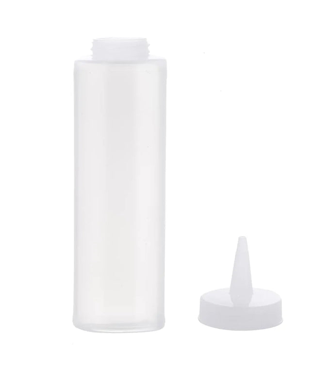 Bình Squeeze Tablecraft 112C-1 355 ml Đầu Côn Nắp Tự Nhiên Nhựa Poly