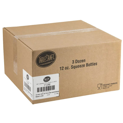 Bình Squeeze Tablecraft 112M 355 ml Màu Vàng (Bộ 12 Cái)