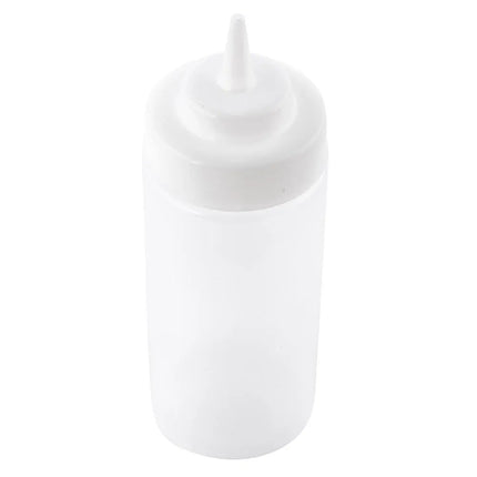 Bình Squeeze Tablecraft 11663C 473 ml, Đầu Côn Tự Nhiên, Polyethylene, Trong Suốt