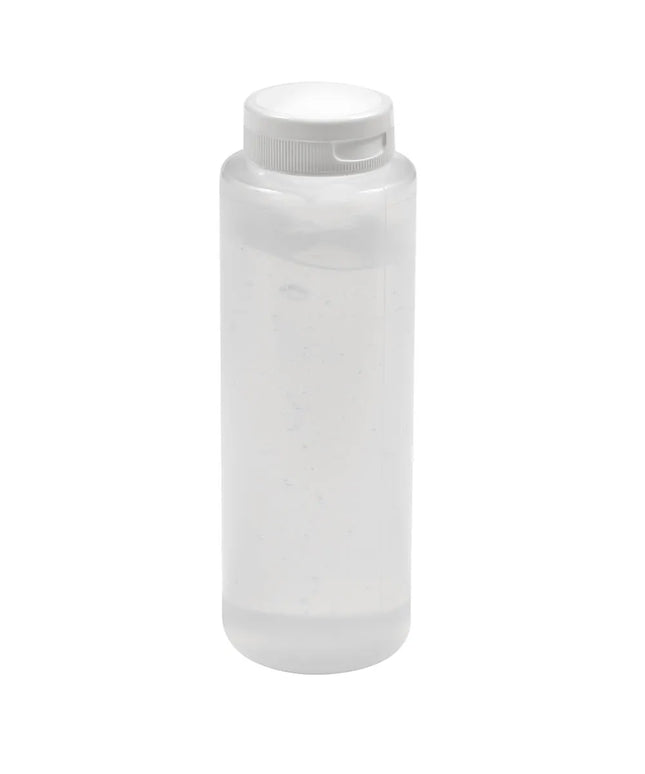 Bình Squeeze Tablecraft 2108C-1 237 ml Polyethylene Mềm Màu Trắng Tự Nhiên