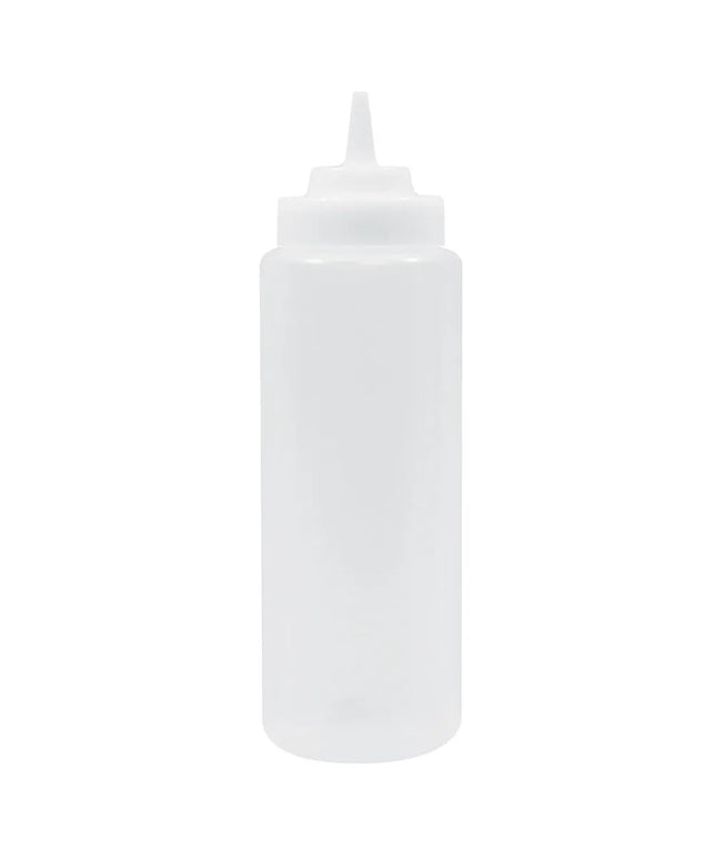 Bình Squeeze Tablecraft 23363C 946 ml, Polyethylene Mềm, Tự Nhiên, Đầu Côn Rộng