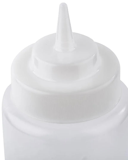 Bình Squeeze Tablecraft 3263C 946 ml, Đầu Côn Tự Nhiên, Polyethylene, Trong Suốt