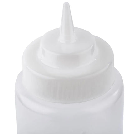 Bình Squeeze Tablecraft 3263C 946 ml, Đầu Côn Tự Nhiên, Polyethylene, Trong Suốt