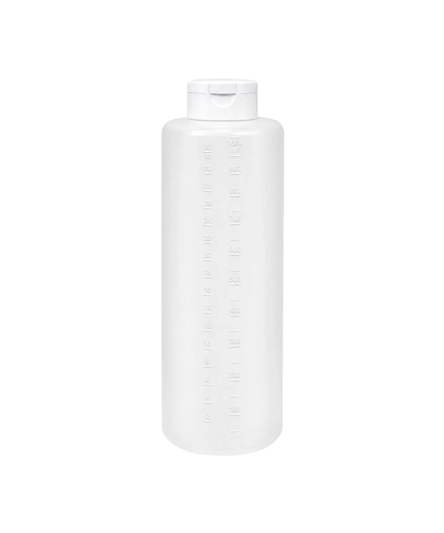 Bình Squeeze Vollrath 26320-13 946 ml Nắp Trắng - Trong Suốt