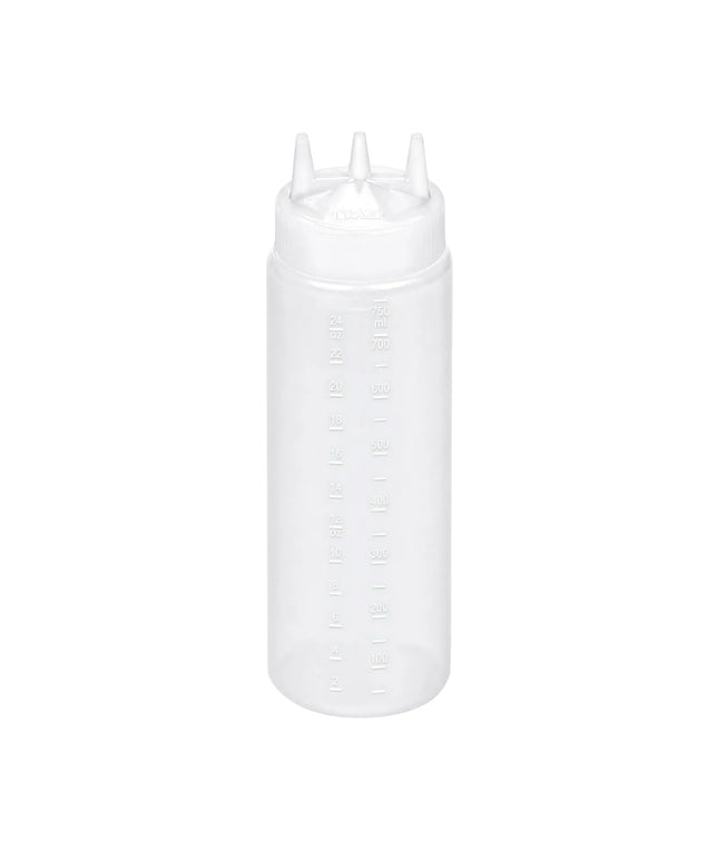 Bình Squeeze Vollrath 3324-13 710 ml Miệng Rộng Trong Suốt Nắp Trong