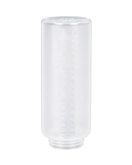 Bình Squeeze Vollrath 3332-1344 Miệng Rộng 946 ml - Nắp Xanh, Thân Trong