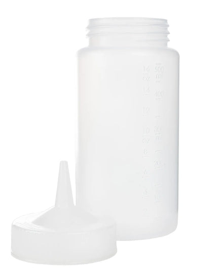Bình Squeeze Vollrath 4916-13 Miệng Rộng 473 ml - Nắp Trong, Thân Trong