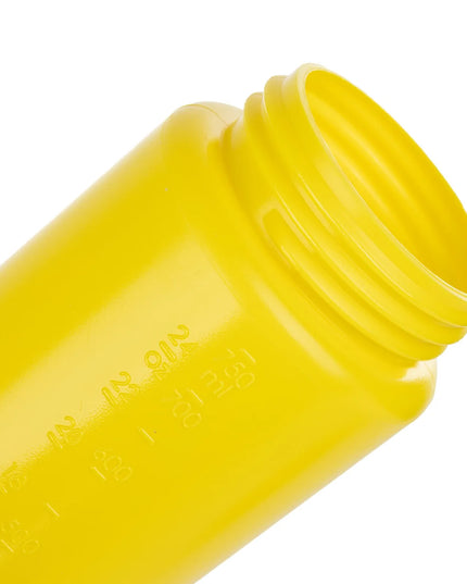 Bình Squeeze Vollrath 4924-08 710 ml Miệng Rộng Màu Vàng Nắp Vàng