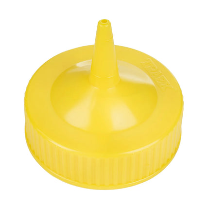 Bình Squeeze Vollrath 4924-08 710 ml Miệng Rộng Màu Vàng Nắp Vàng
