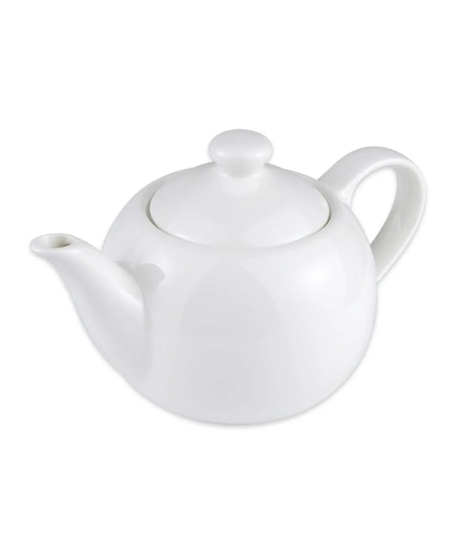 Bình Trà Royal Rideau Libbey 905356903 Nắp Núm Tay Cầm Vòng Sứ Trắng 414 ml