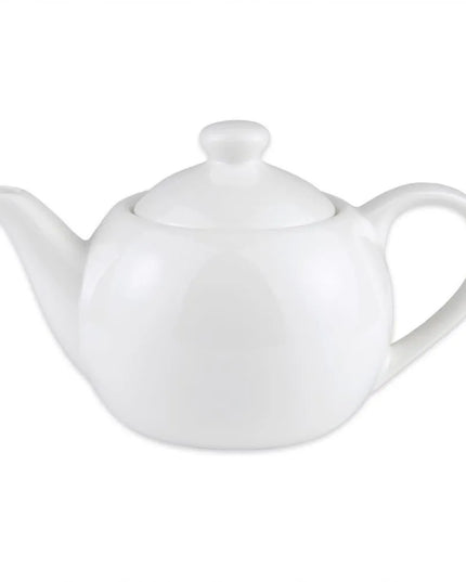 Bình Trà Royal Rideau Libbey 905356903 Nắp Núm Tay Cầm Vòng Sứ Trắng 414 ml