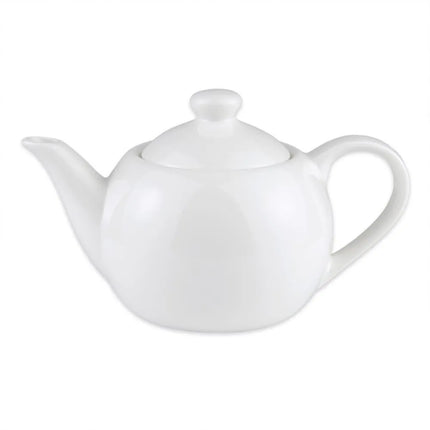 Bình Trà Royal Rideau Libbey 905356903 Nắp Núm Tay Cầm Vòng Sứ Trắng 414 ml