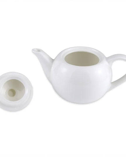 Bình Trà Royal Rideau Libbey 905356903 Nắp Núm Tay Cầm Vòng Sứ Trắng 414 ml
