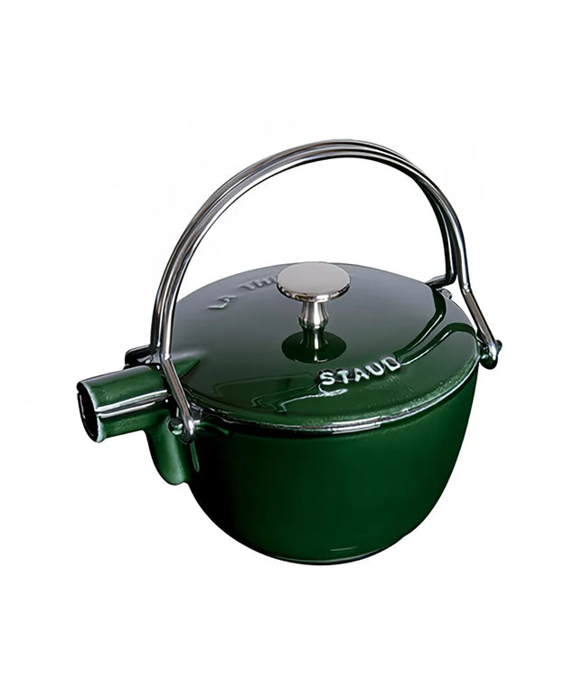 Bình Trà Tròn Staub 1004032 Gang Tráng Men Màu Xanh Lá 946 ml