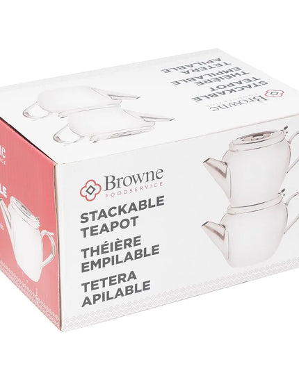 Bình Trà Xếp Chồng Browne 515151 Inox 18/8 591 ml