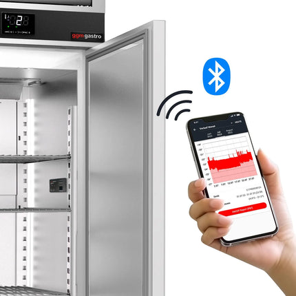 Bluetooth App Control & HACCP Data Logging - for Fridges & Freezers - with ggmgastro Thermometer app